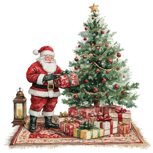 Rustic Christmas Fabric Panel 26