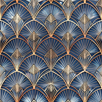 Art Deco Pattern 40 Quilting Cotton Fabric