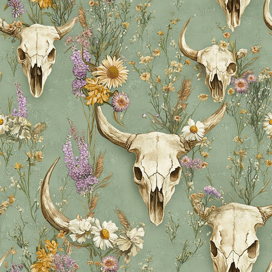 The Western Life Pattern 53 Quilting Cotton Fabric