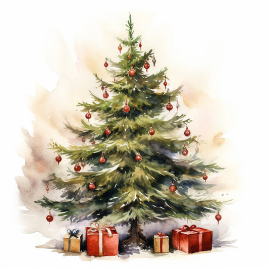 A Country Christmas Fabric Panel 77