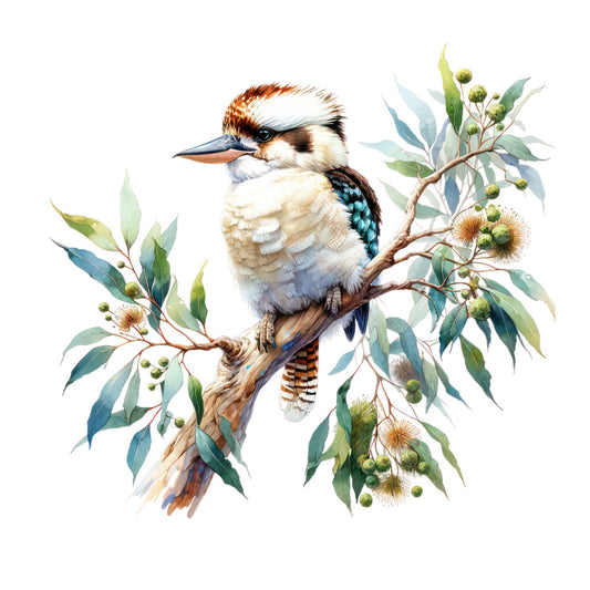 Australian Flora Fauna Fabric Panel 3