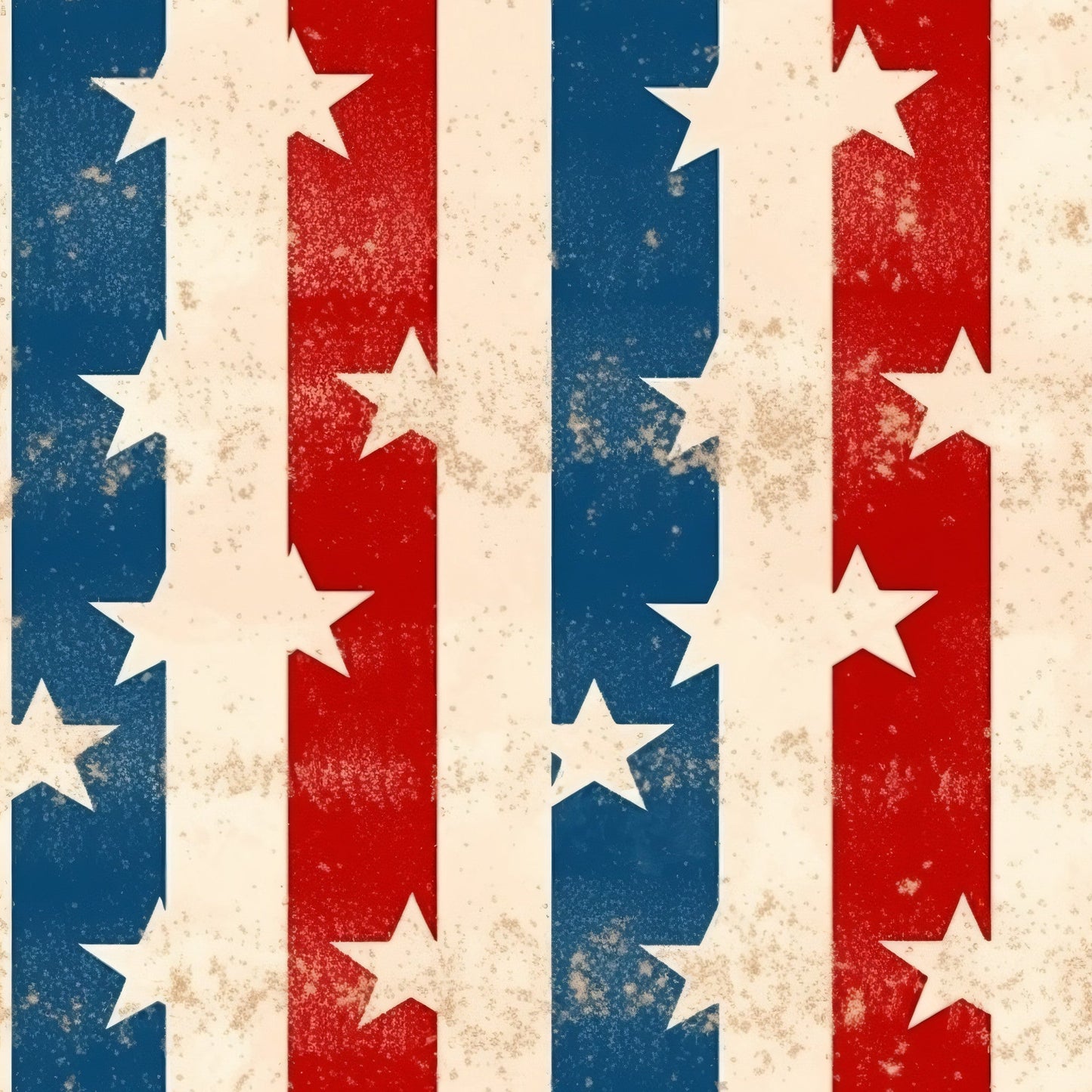 Distressed Patriotic Pattern 9 Quilting Cotton Fabric