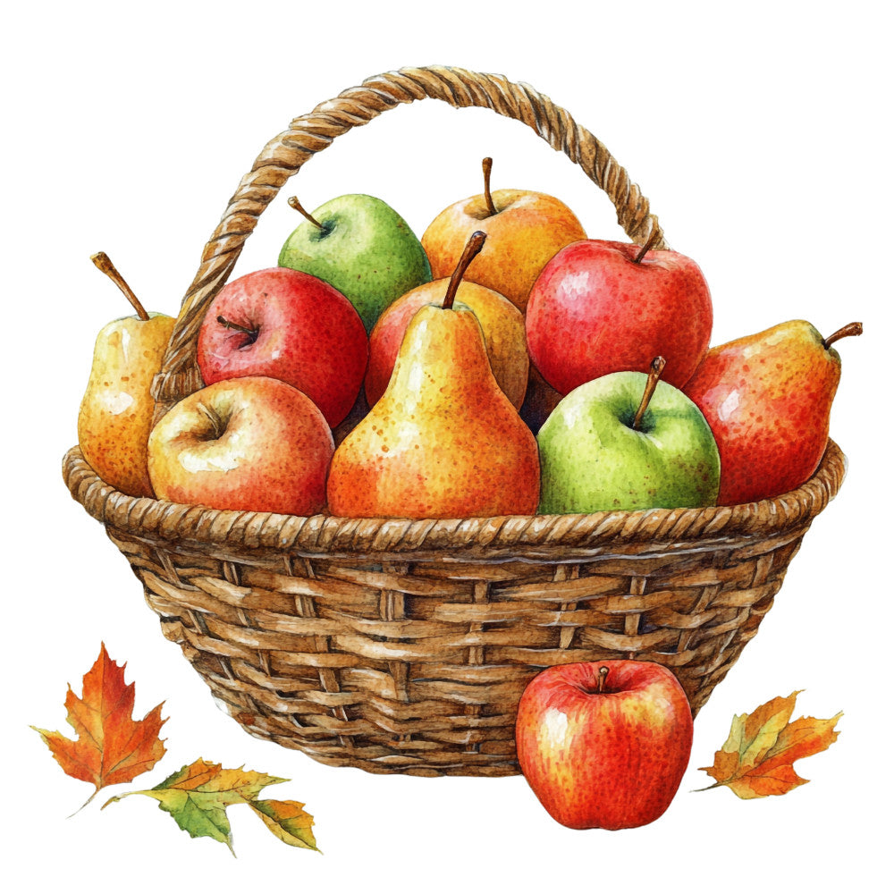 Watercolor Thanksgiving Fabric Panel 5