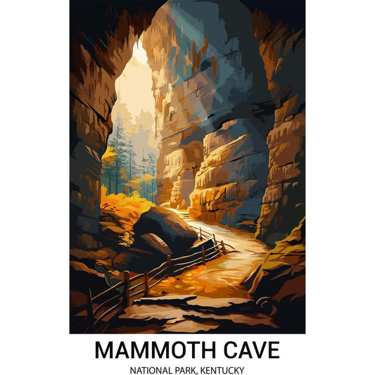 National Parks Posters Fabric Panel 39