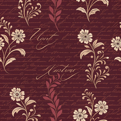 Velvet Rose Reverie Pattern 6 Minky Fabric
