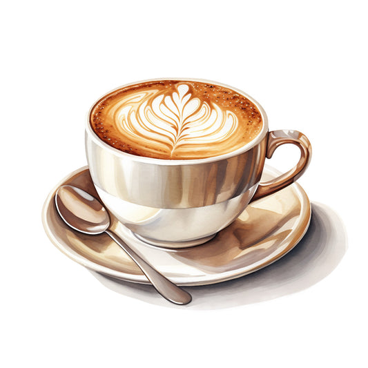 Coffee Elements Fabric Panel 18