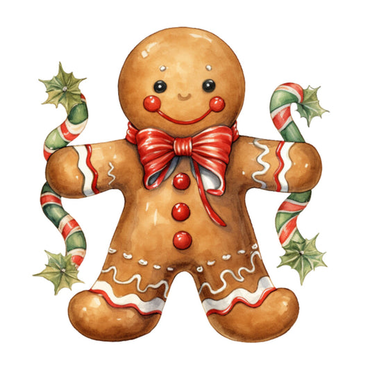 A Retro Christmas Fabric Panel 39