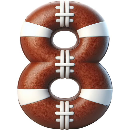 Football Alphabet Fabric Panel 4