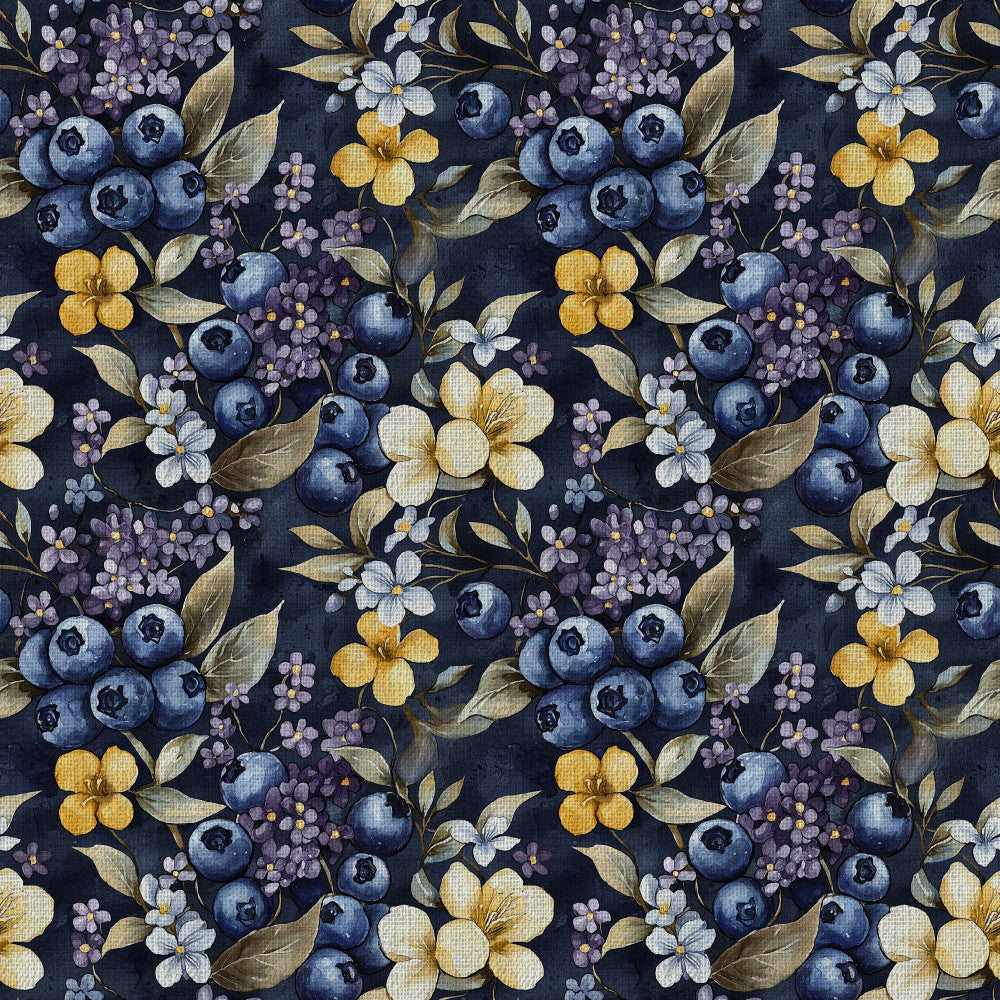 Midnight Orchard Pattern 5 Minky Fabric