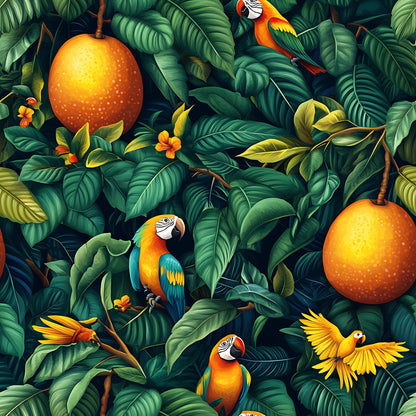 Mango In The Wild Pattern 5 Quilting Cotton Fabric