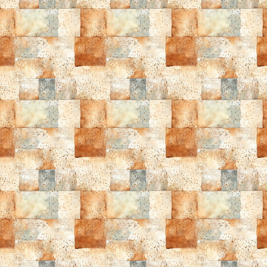 Shabby Rustique Pattern 2 Quilting Cotton Fabric