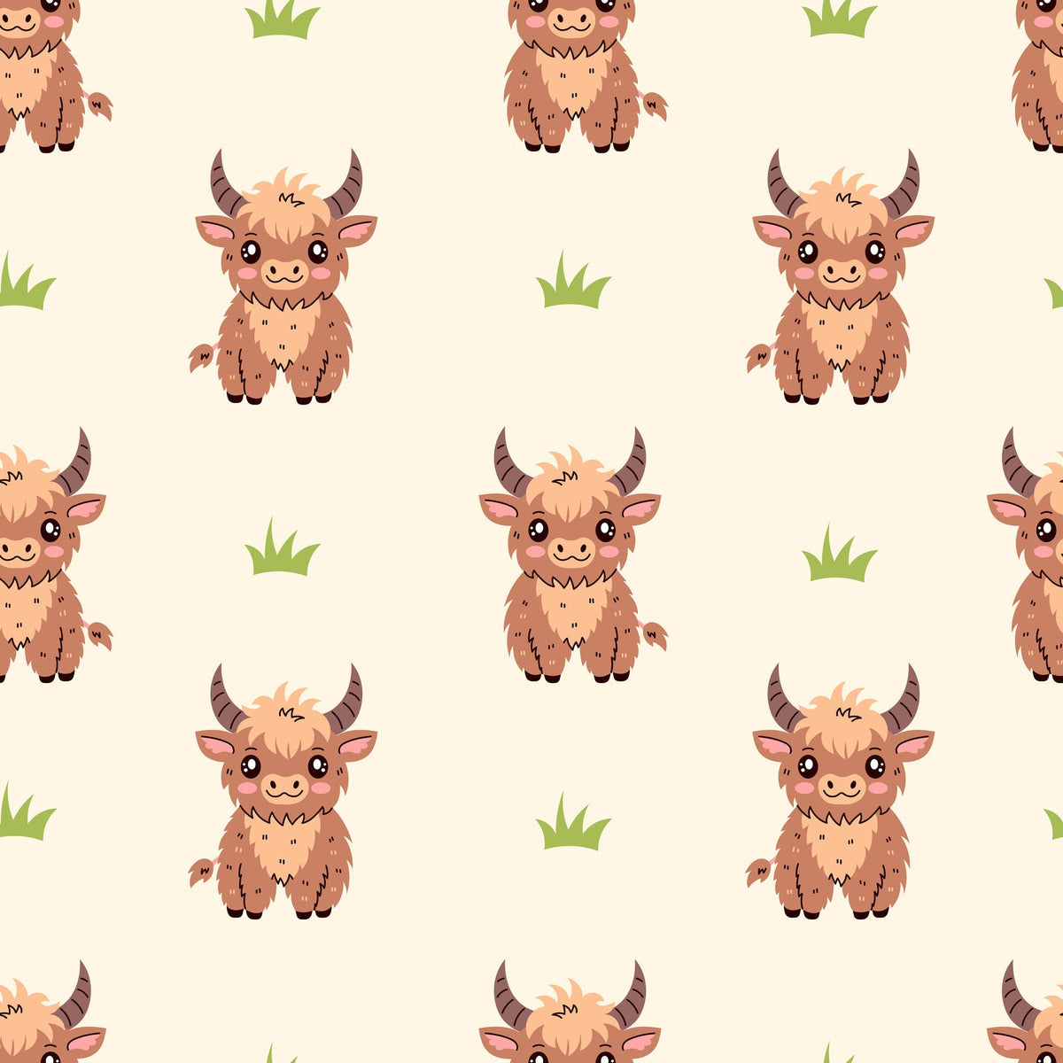 Moo Meadow Pattern 1 Minky Fabric