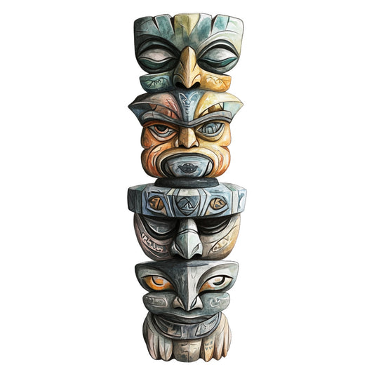 Nordic Totems Fabric Panel 11