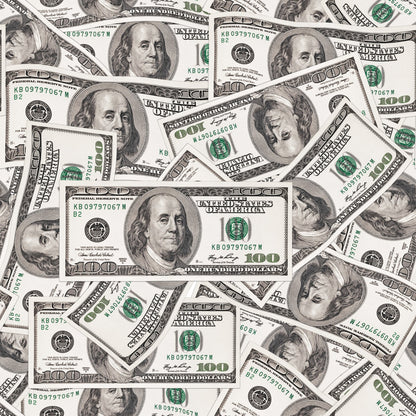 100 Dollar Bill Pattern 1 Quilting Cotton Fabric