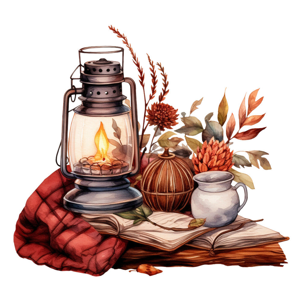 Cozy Autumn Fabric Panel 27