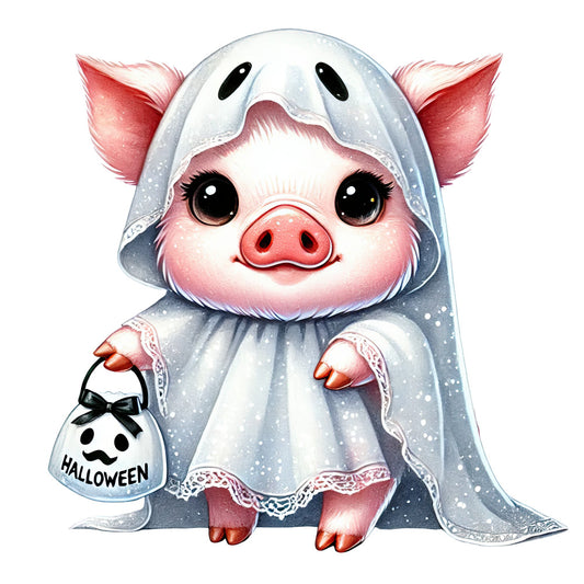 Halloween Wonder Animals Fabric Panel 14