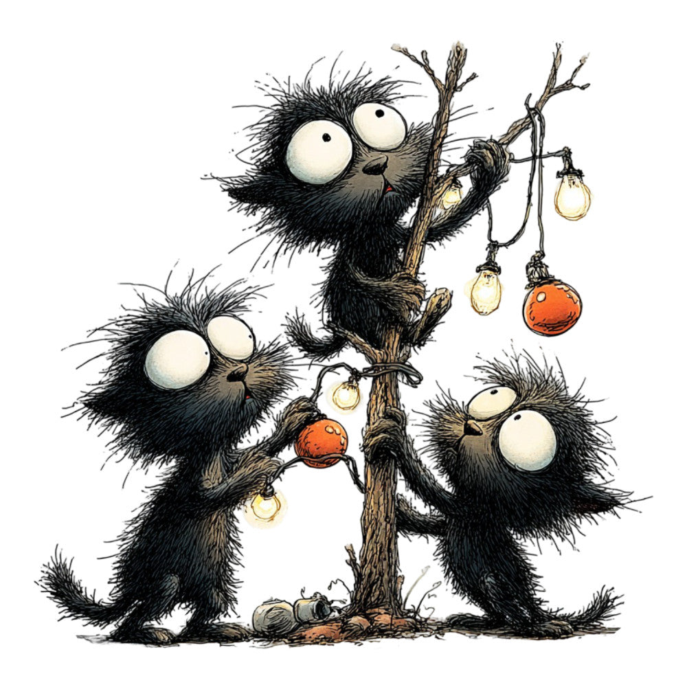 1st Whimsical Christmas Fabric Panel 25