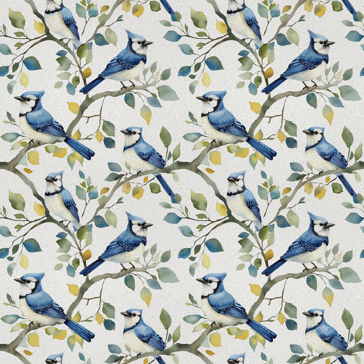 Songbird Branches Pattern 6 Minky Fabric