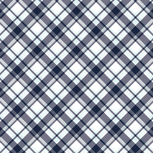 Navy Nautical Sea Pattern 6 Quilting Cotton Fabric