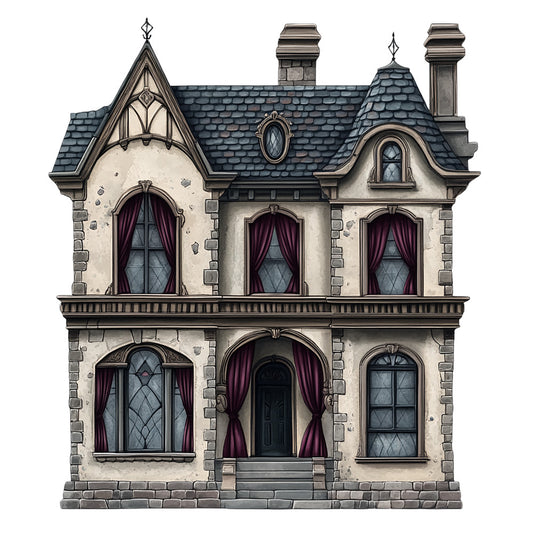 Dark Romance Fabric Panel 31