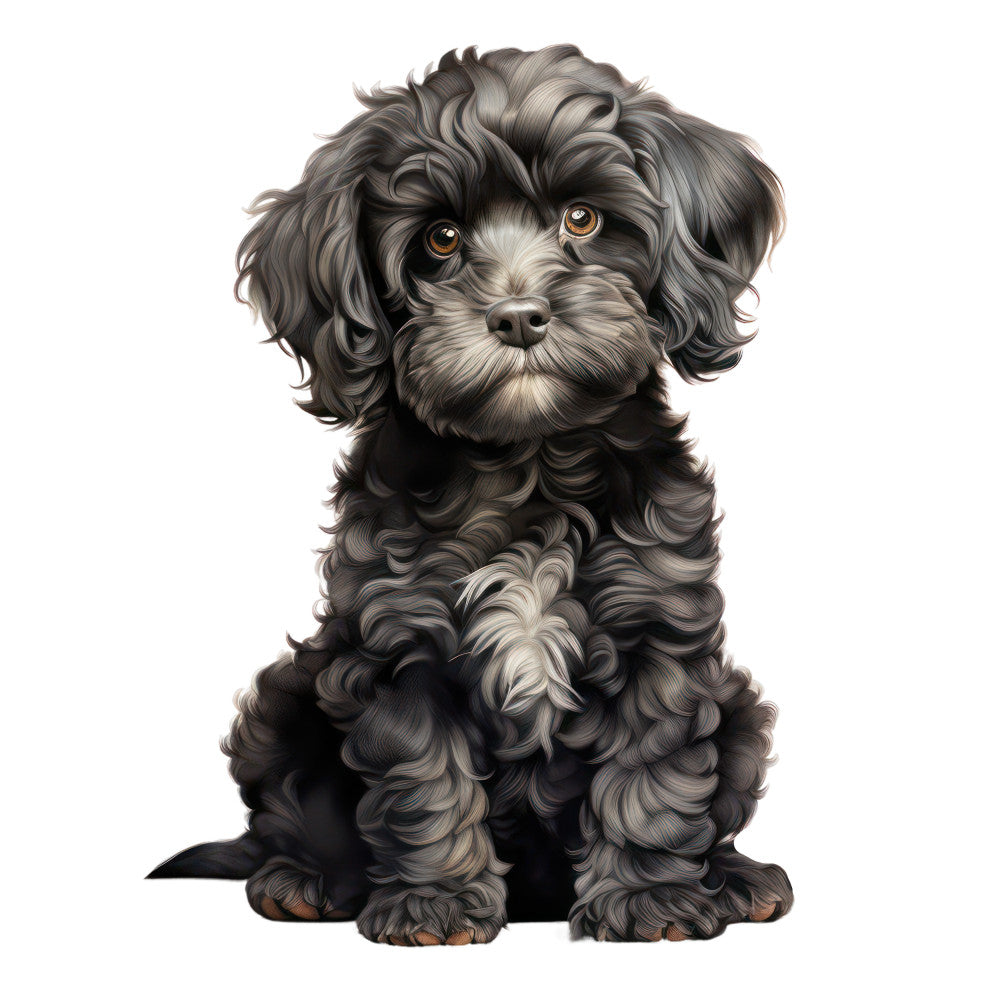 Cute Cavapoos Fabric Panel 12