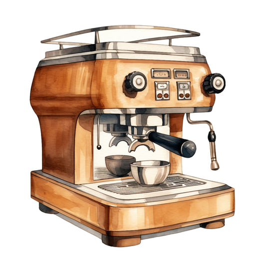 Coffee Elements Fabric Panel 27