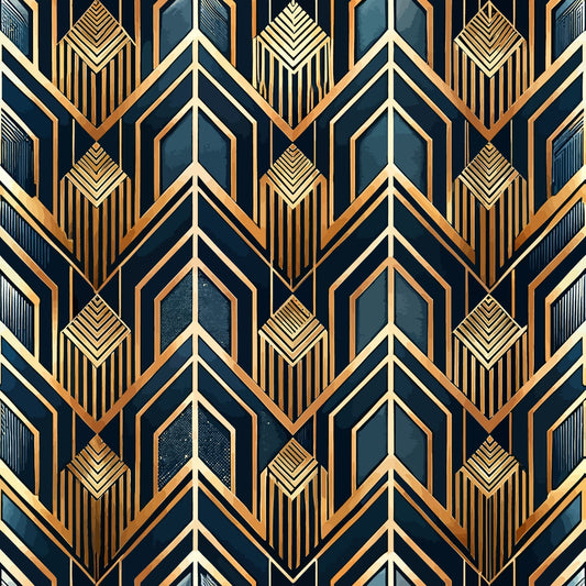 Art Deco Pattern 56 Quilting Cotton Fabric