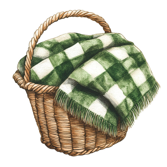 Green Christmas Fabric Panel 4