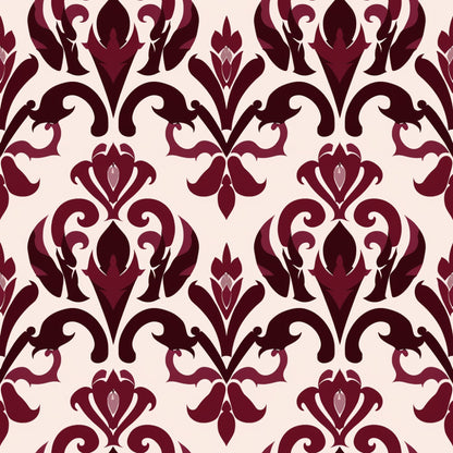 Merlot Mosaic Pattern 16 Minky Fabric