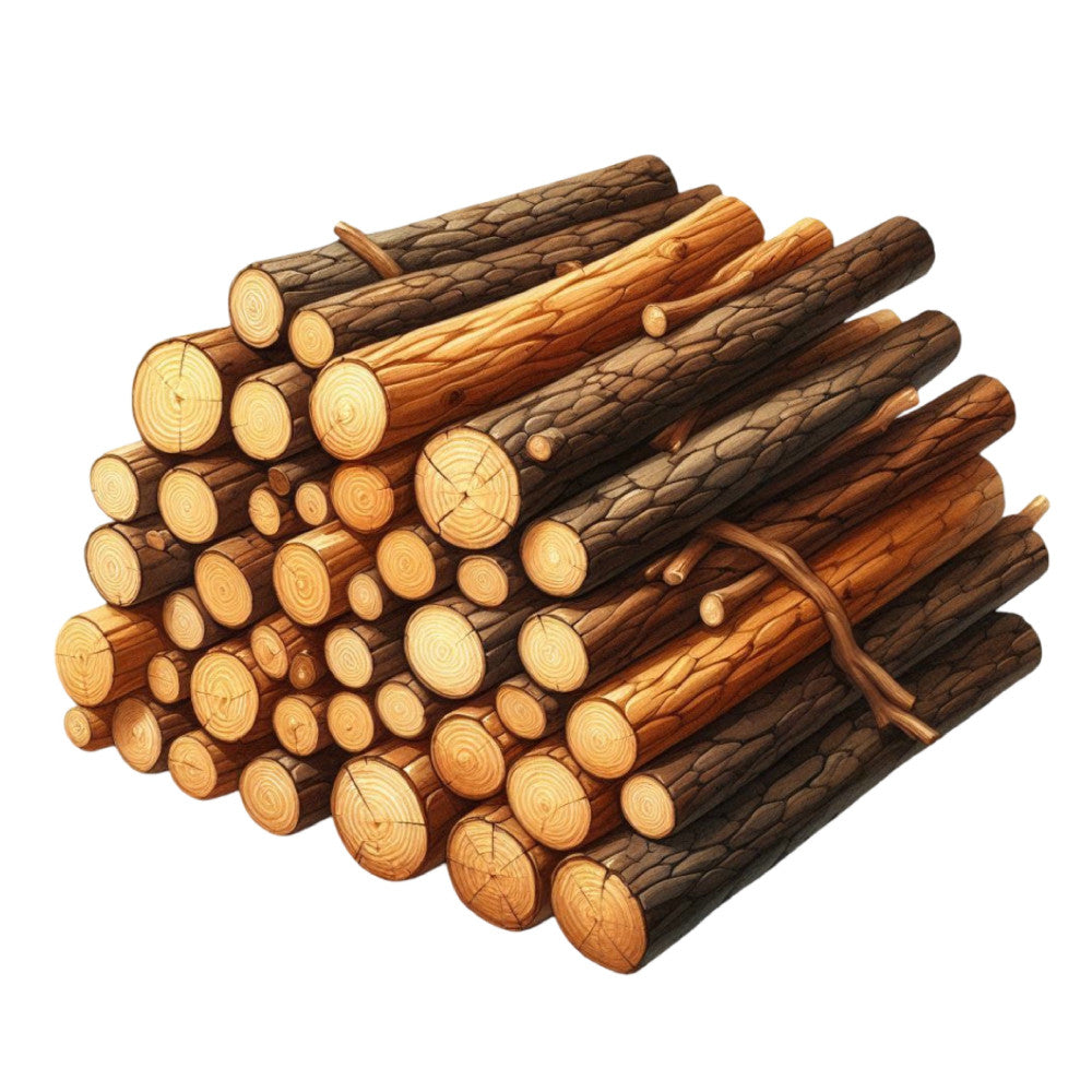 wood logs, timber, lumber, woodpile, stacked logs, forest, nature, woodland, rustic, natural wood, tan, beige, golden brown, dark brown, light wood, tree rings, cross section, sawmill, log cabin, outdoor, autumn, harvest, earth tones, realistic, detailed, farmhouse, country, lodge style, wood texture
