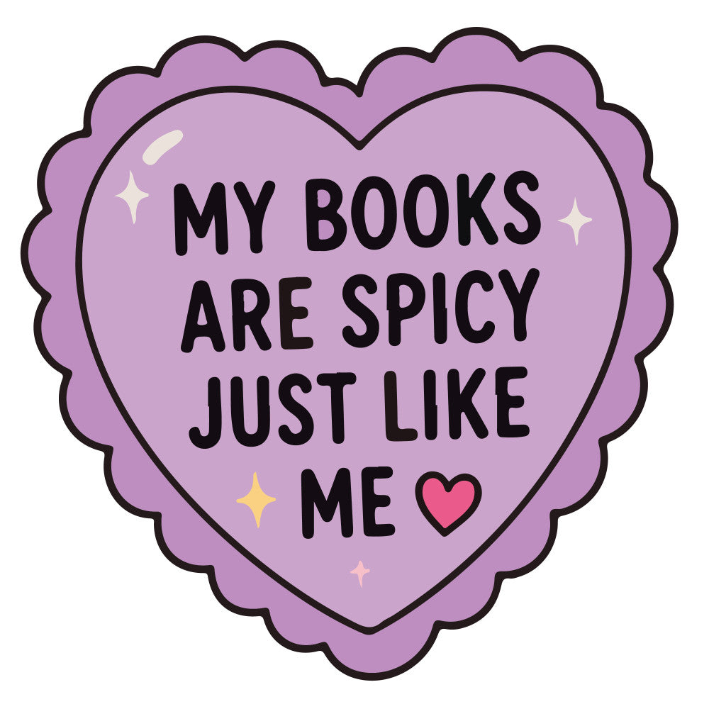 lavender, purple, mauve, pink, heart shape, scalloped edge, sparkles, stars, whimsical, playful, quote, text, book lover, literary, romantic, love themed, valentine, cute, fun, modern, casual, decorative, wall hanging, cushion, apparel, novelty, inspirational message, celestial elements, girly, trendy