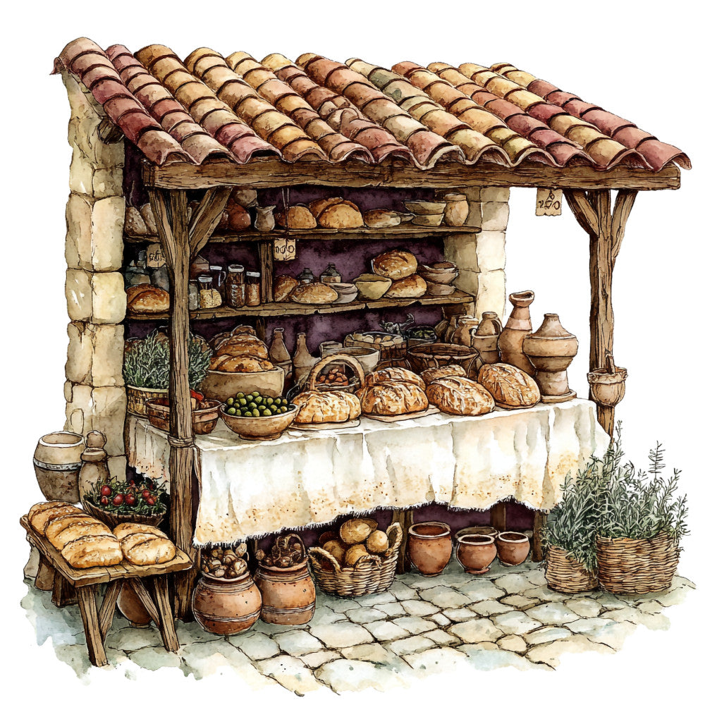 Roman Empire Fabric Panel 1