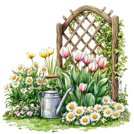 Spring Gardens Fabric Panel 16