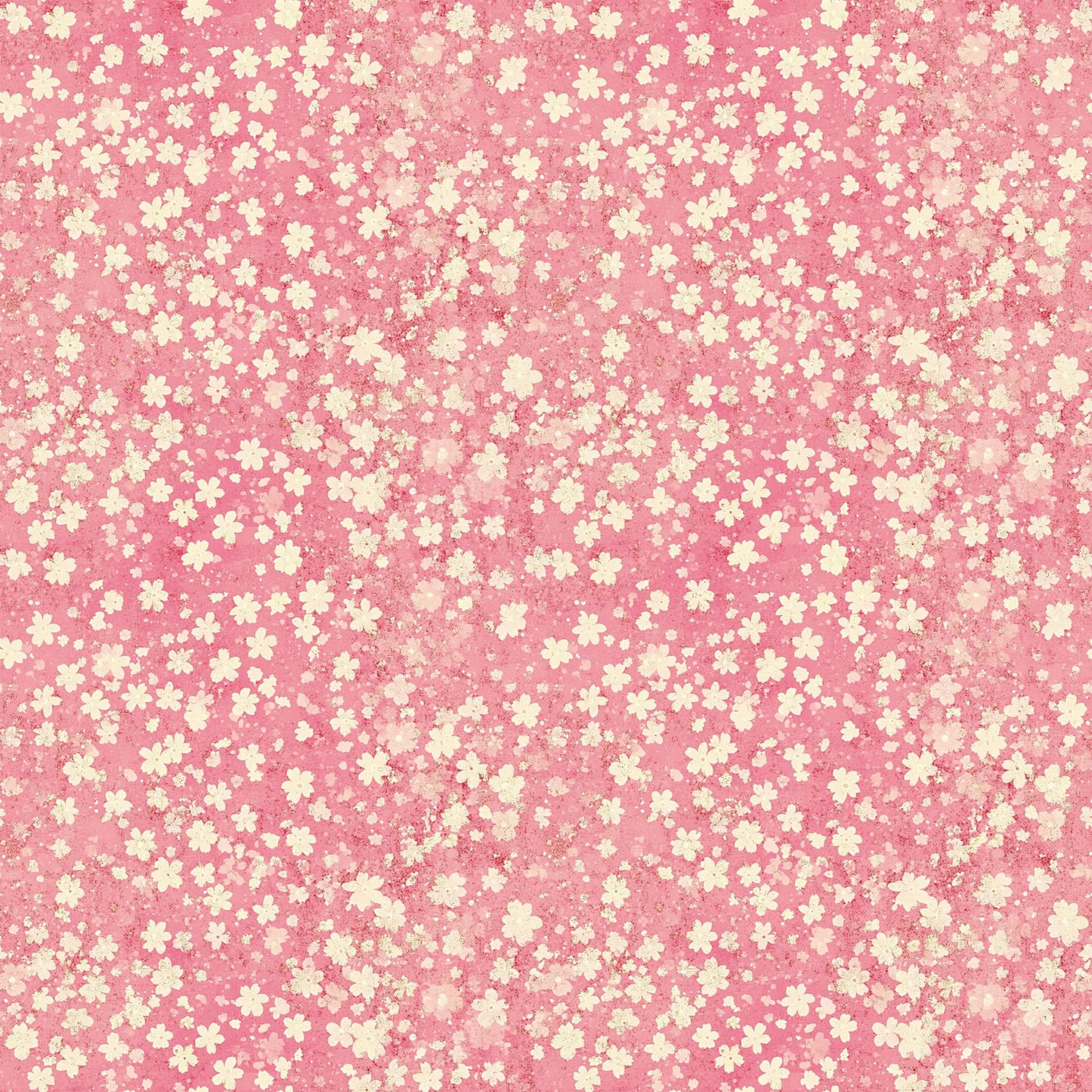 Vintage Pink Patterns Pattern 8 Quilting Cotton Fabric