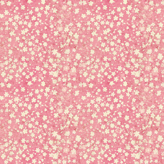 Vintage Pink Patterns Pattern 8 Quilting Cotton Fabric