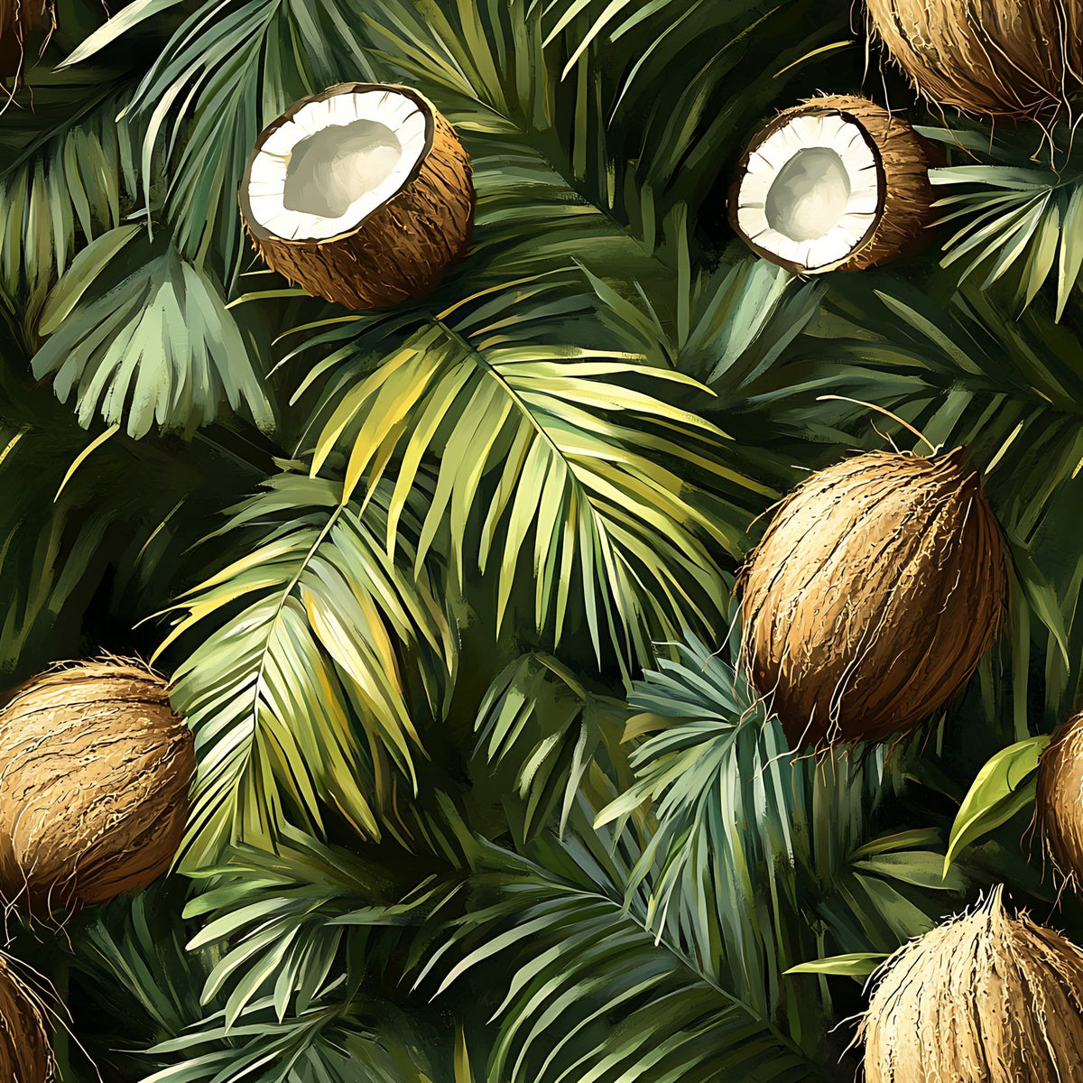 Palm Grove Pattern 12 Minky Fabric