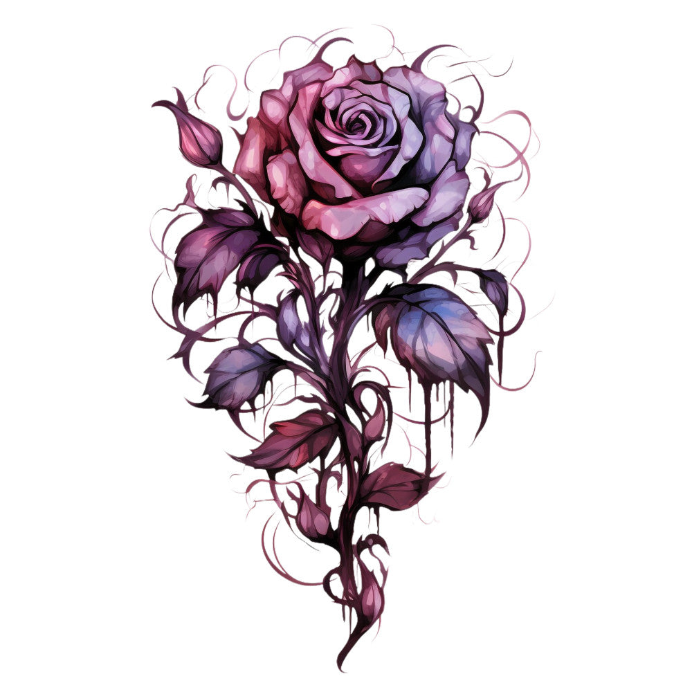 Gothic Floral Fabric Panel 27