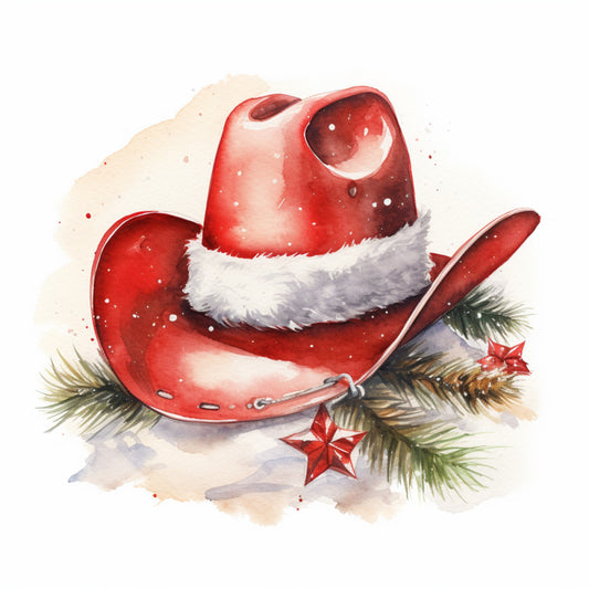 A Country Christmas Fabric Panel 97
