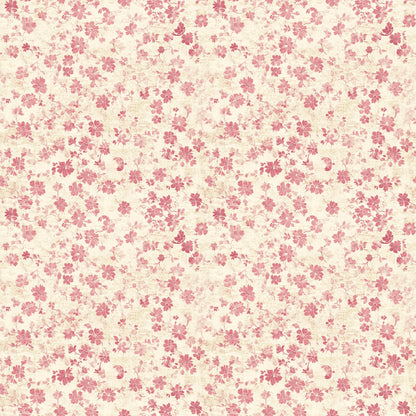 Vintage Pink Patterns Pattern 2 Quilting Cotton Fabric