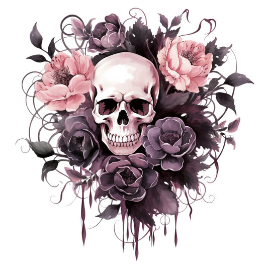 Gothic Floral Fabric Panel 2