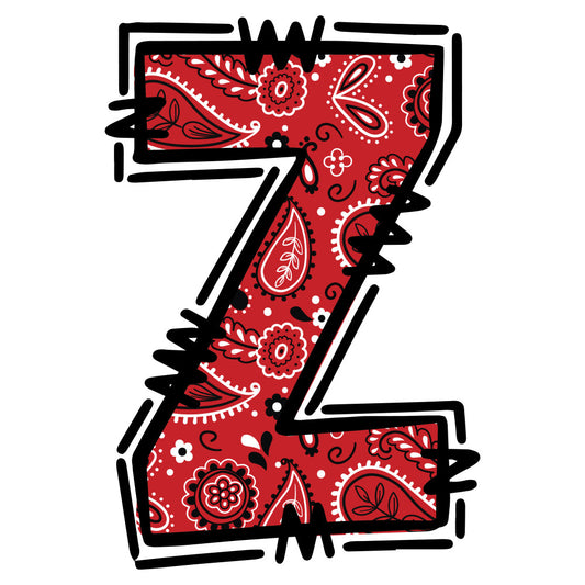 Cowboy Alphabet Fabric Panel 27