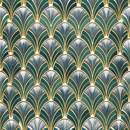 Art Deco Pattern 49 Quilting Cotton Fabric