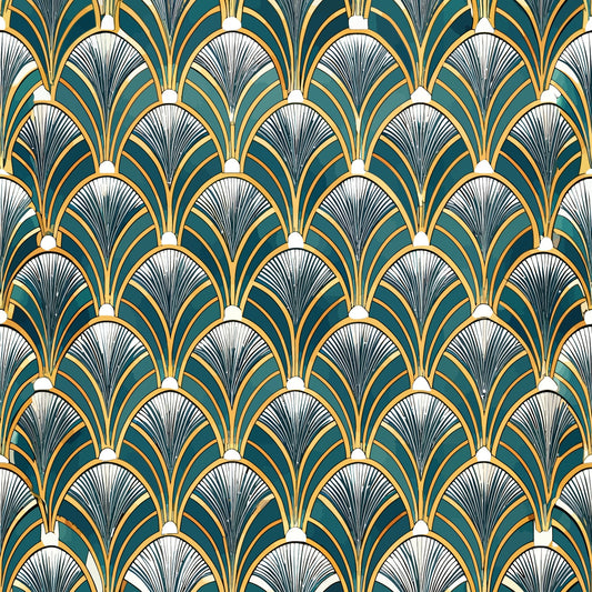 Art Deco Pattern 49 Quilting Cotton Fabric
