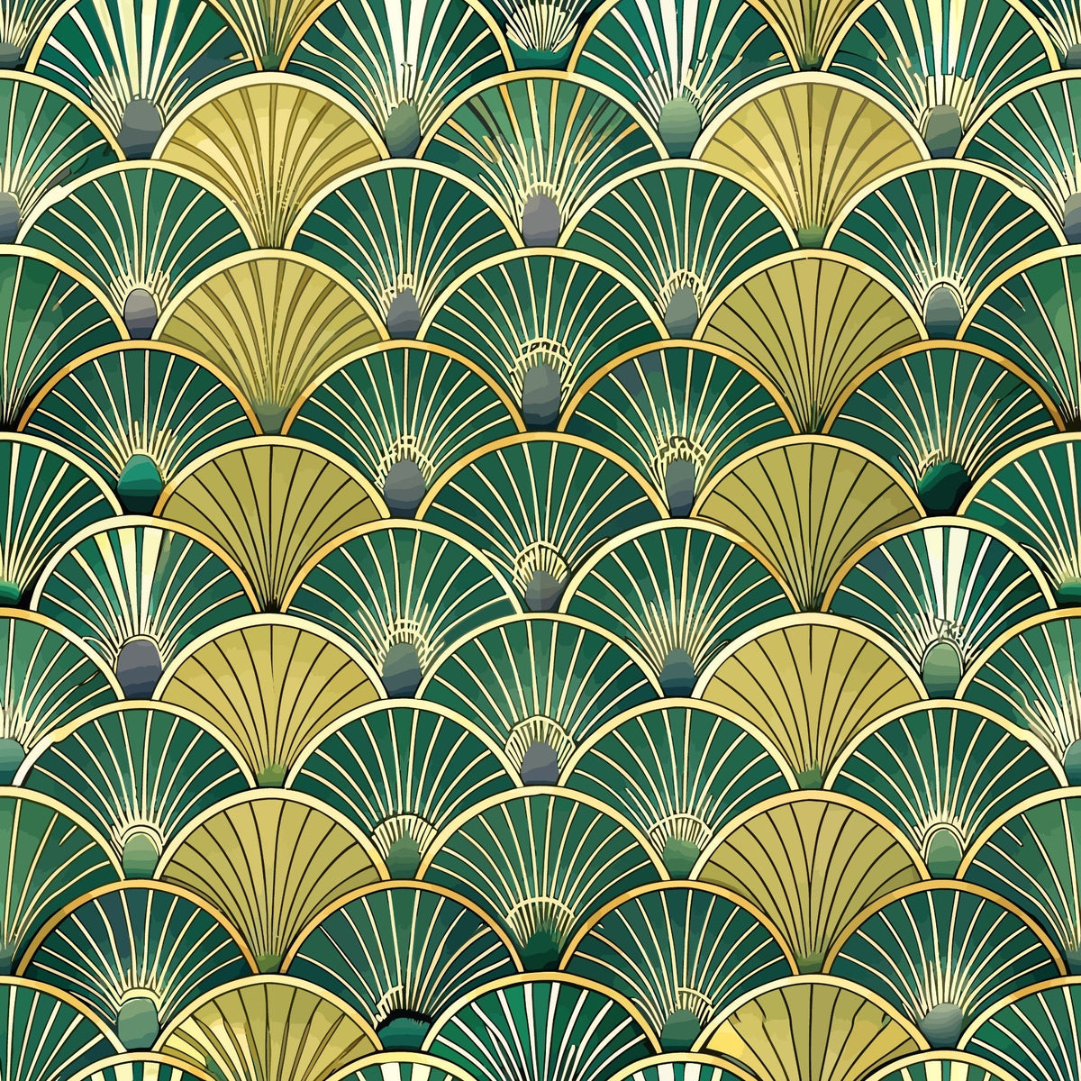 Gilded Gatsby Pattern 2 Minky Fabric