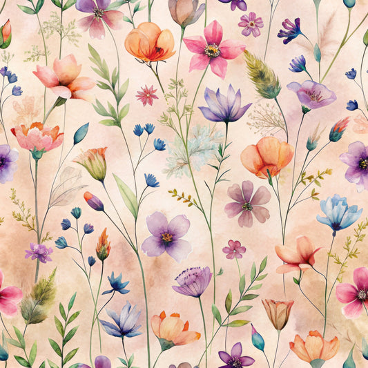 Whispering Wildflowers Pattern 11 Quilting Cotton Fabric