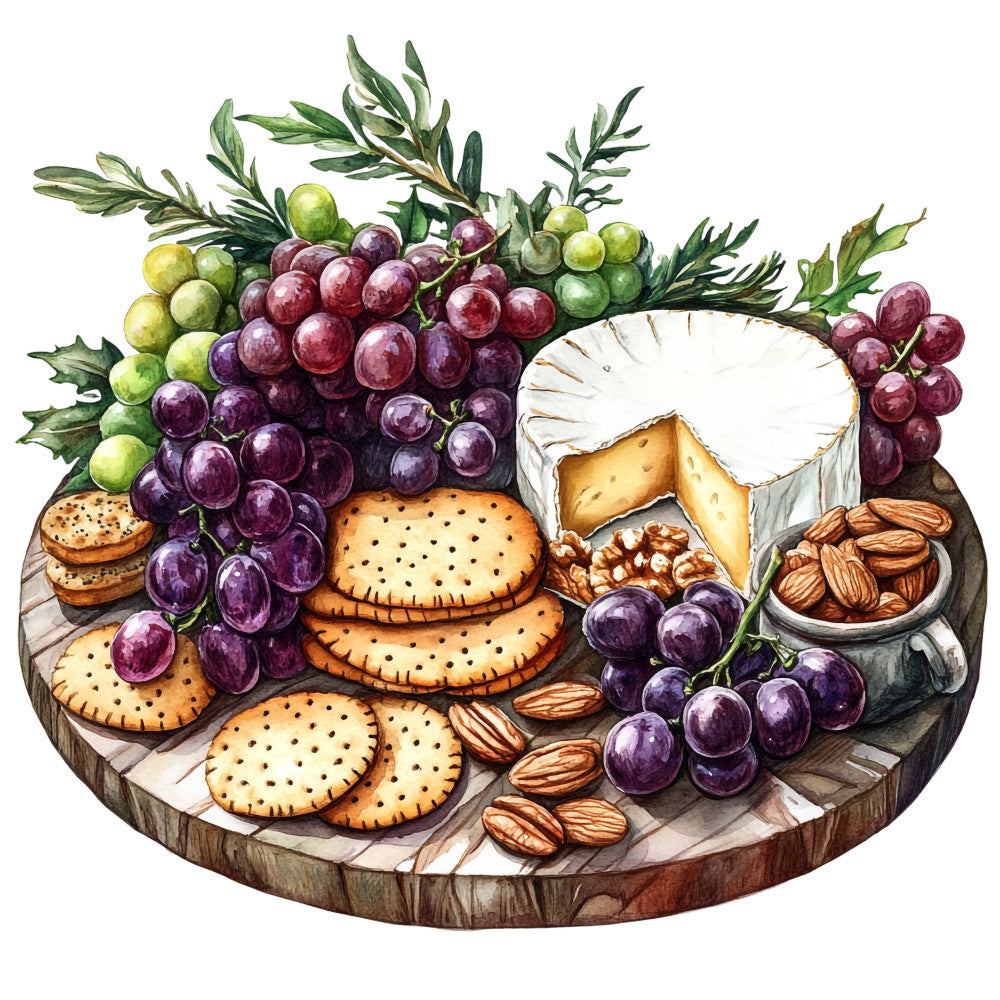 Watercolor Thanksgiving Fabric Panel 13