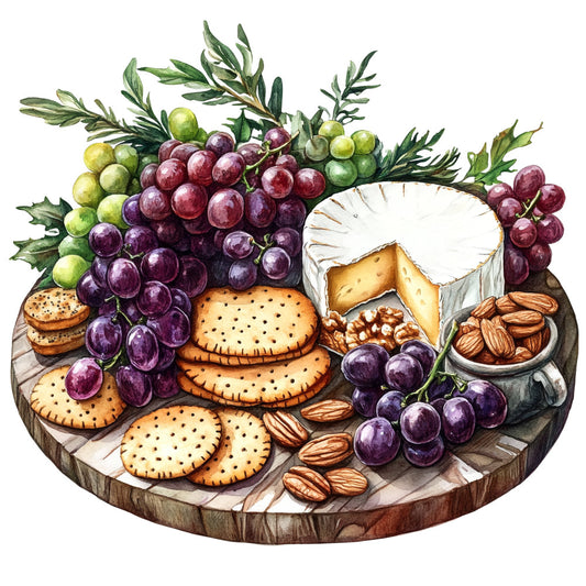 Watercolor Thanksgiving Fabric Panel 13