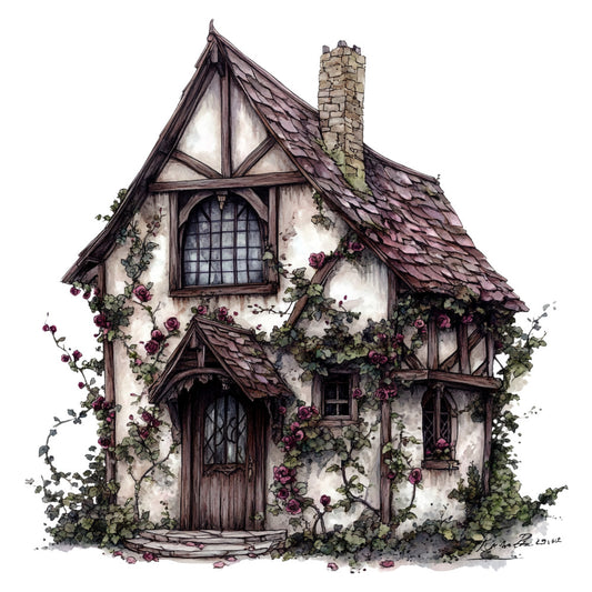 Gothic Cottage Fabric Panel 30