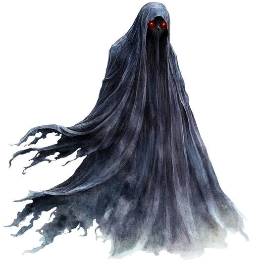 dark blue, charcoal gray, midnight blue, ghostly white, spooky, gothic, supernatural, skeleton, skull, glowing eyes, horror, halloween, scary, creepy, eerie, paranormal, mystical, dark fantasy, haunted, spectral, phantom, wraith, shadowy, atmospheric, moody, mysterious, dark fantasy quilt, halloween decoration, wall hanging