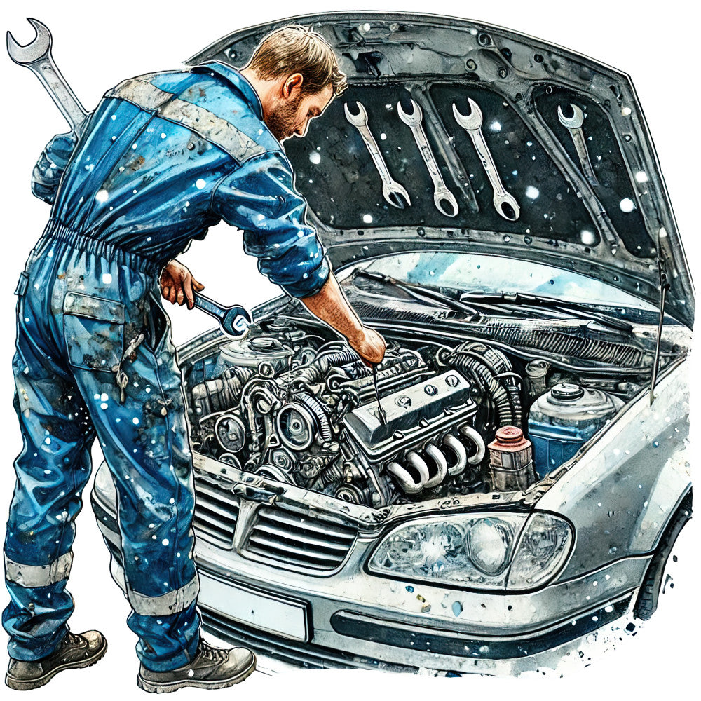 Mechanics Fabric Panel 12